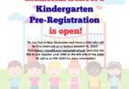 Children age five on or before Oct. 15, 2022 can be registered now at Memorial School